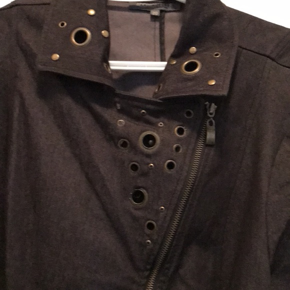 🧵 Addition Elle Jean Material Blazer - Picture 4 of 6